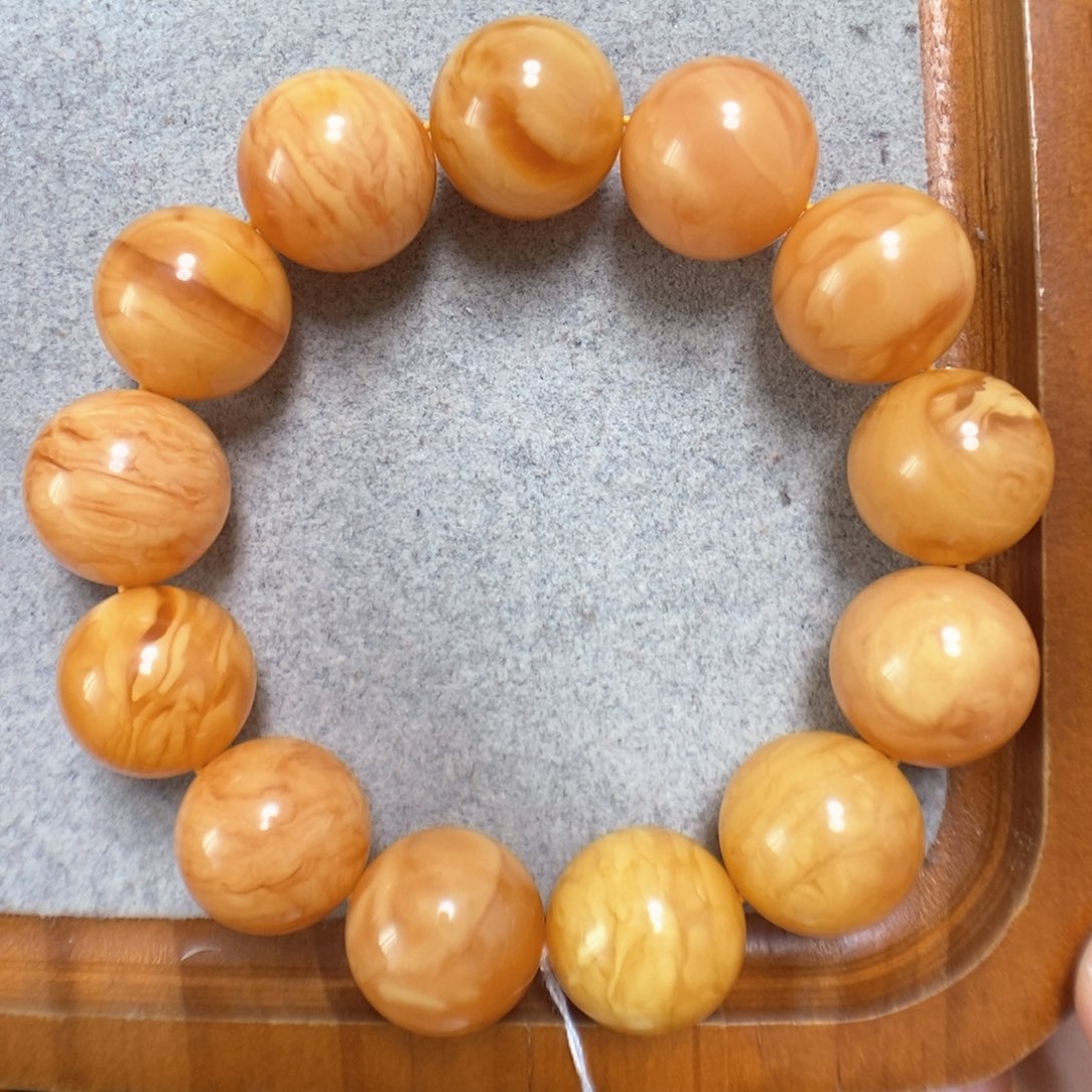 蜜蜡手串未镶嵌蜜蜡手串