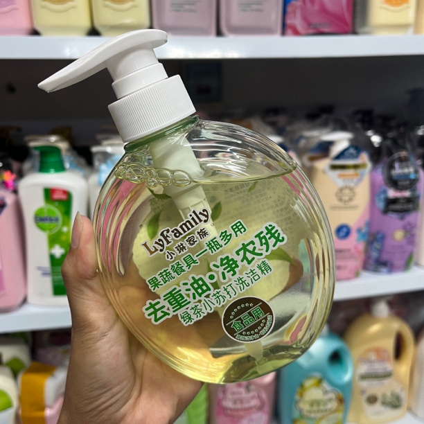 小琳家族去油绿茶小苏打洗洁精