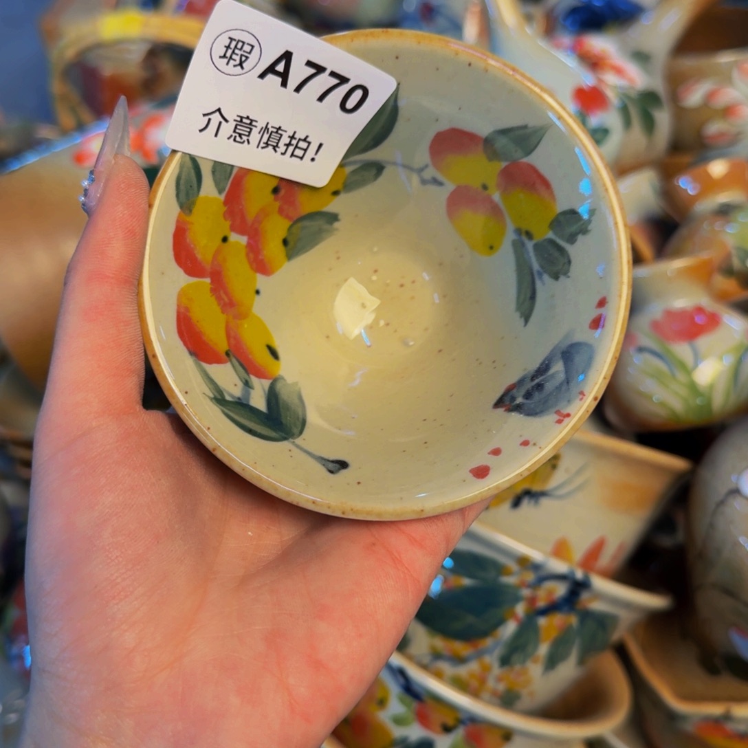 瓷片景德镇陶瓷手工手绘