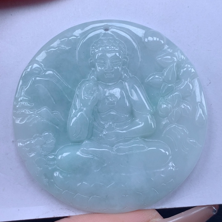 颈饰未镶嵌翡翠阿弥陀佛