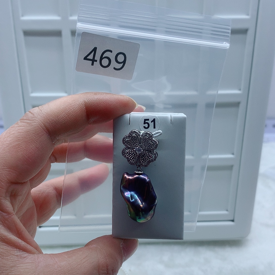 吊坠(不含链)淡水珍珠合金