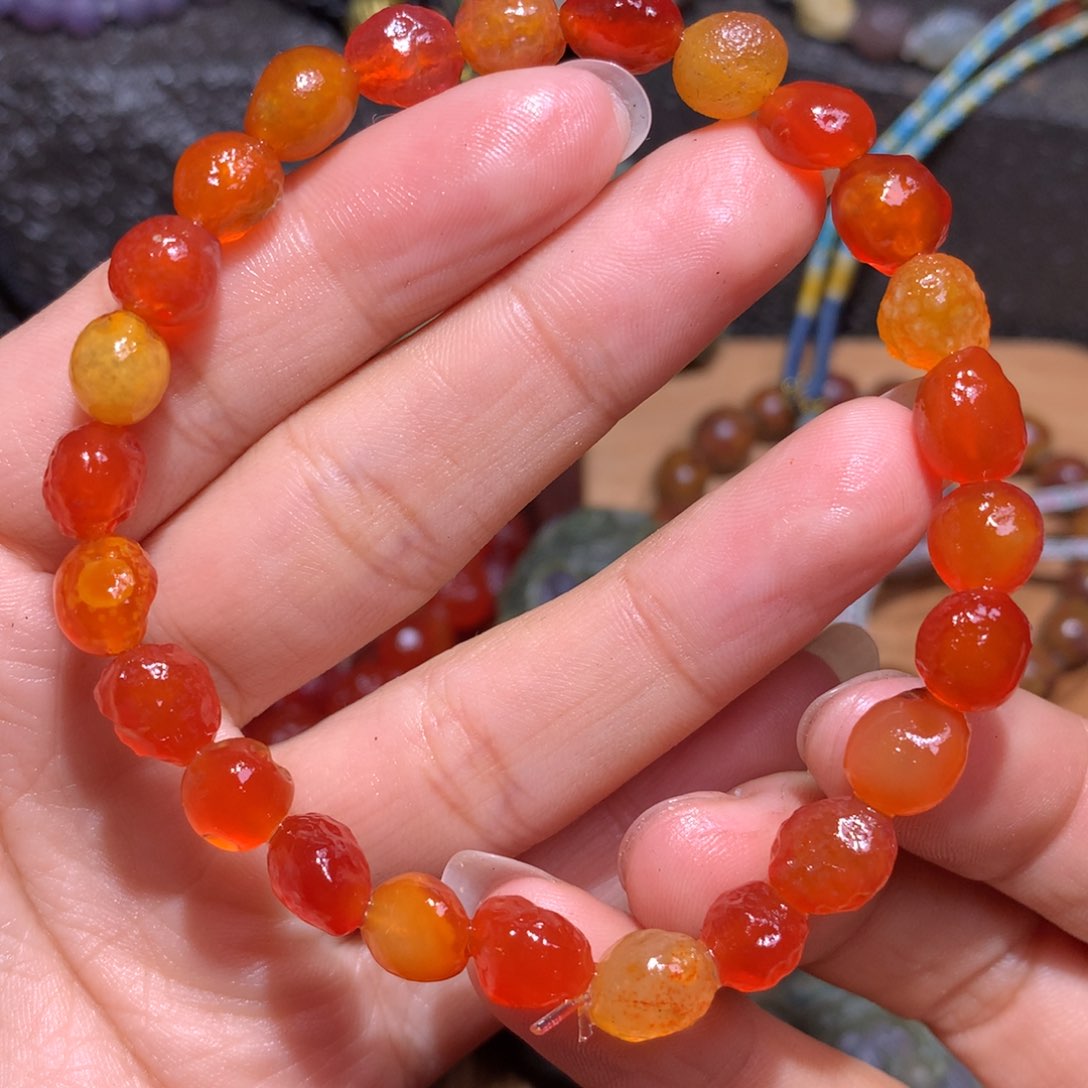 未镶嵌玛瑙/玉髓珠宝半成品