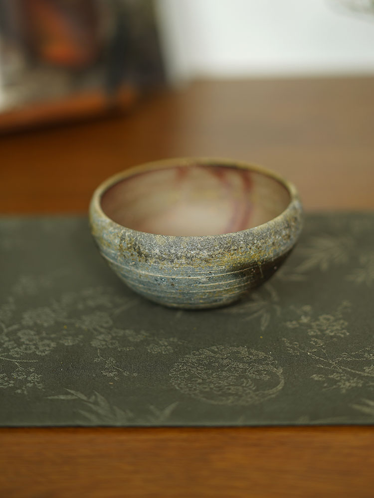 禾先集物 日本备前烧匠人多久守作品 小碗大杯 茶道零配2456