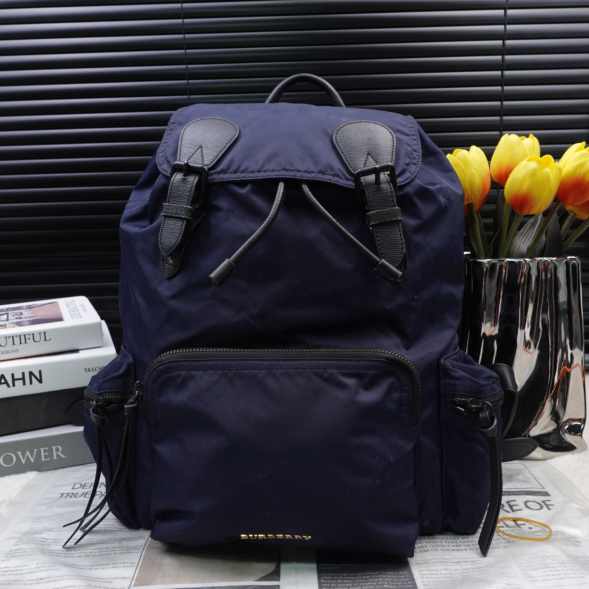 95新 BURBERRY/博柏利 巴宝莉/双肩包/T20346240