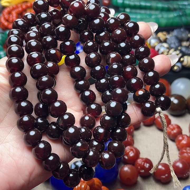 玛瑙/玉髓手链未镶嵌