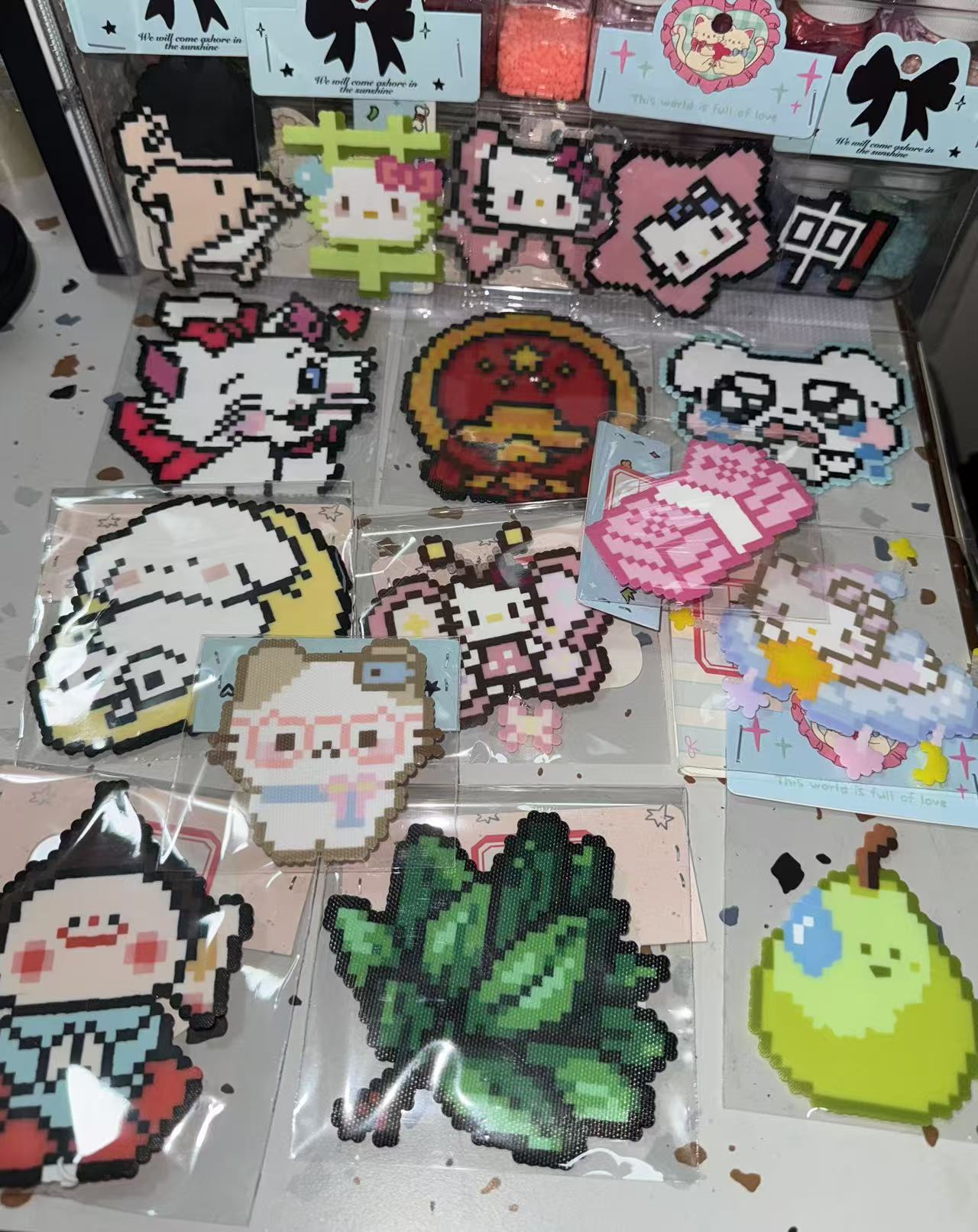 拼豆成品（微瑕介意勿拍）