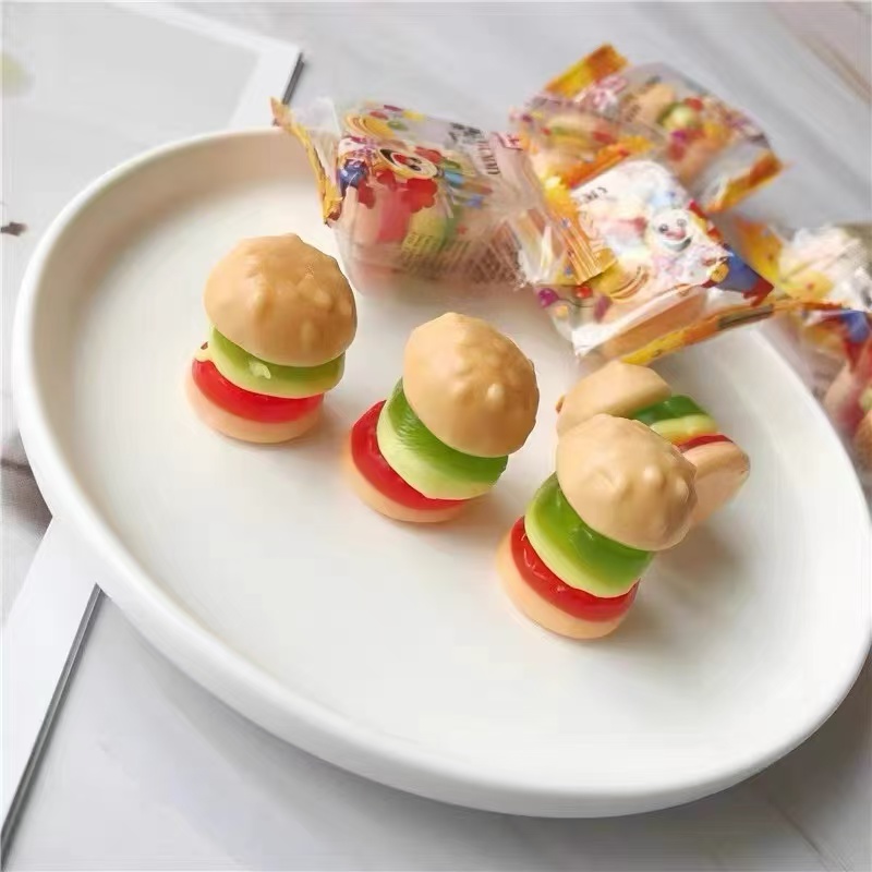 GEL汉堡糖软糖汉堡造型橡皮糖