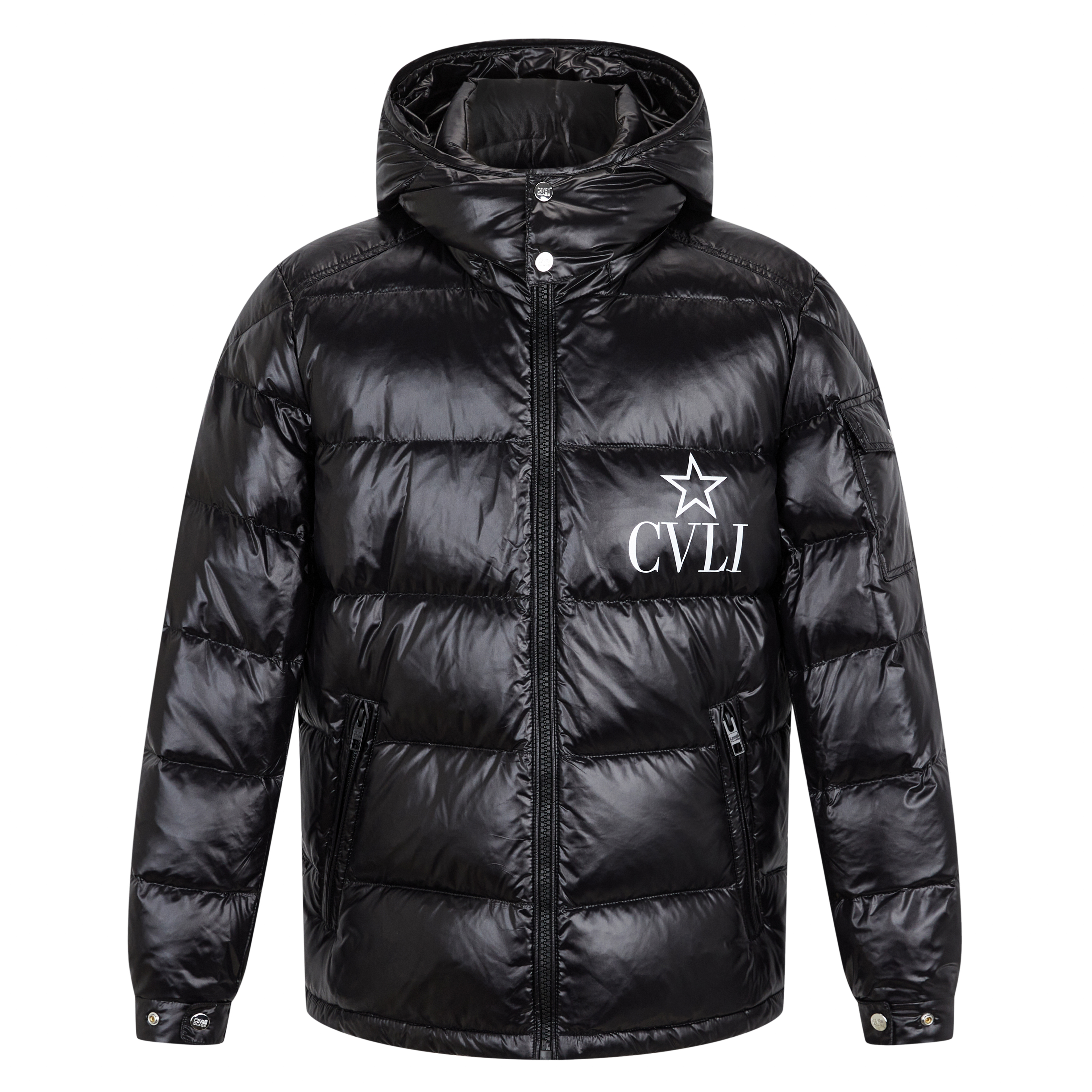 Cavalli Class25秋冬保暖白鸭绒男士连帽外穿休闲日常百搭JBC255