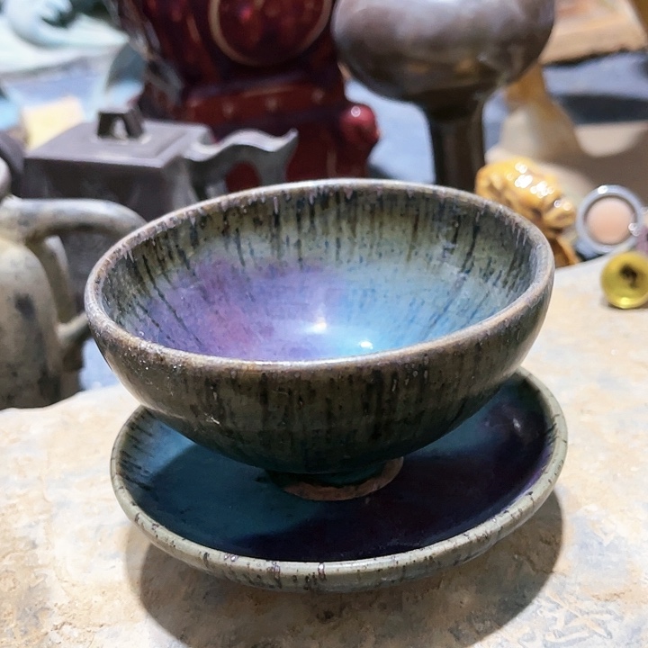 瓦当摆件摆件茶桌茶台陶瓷