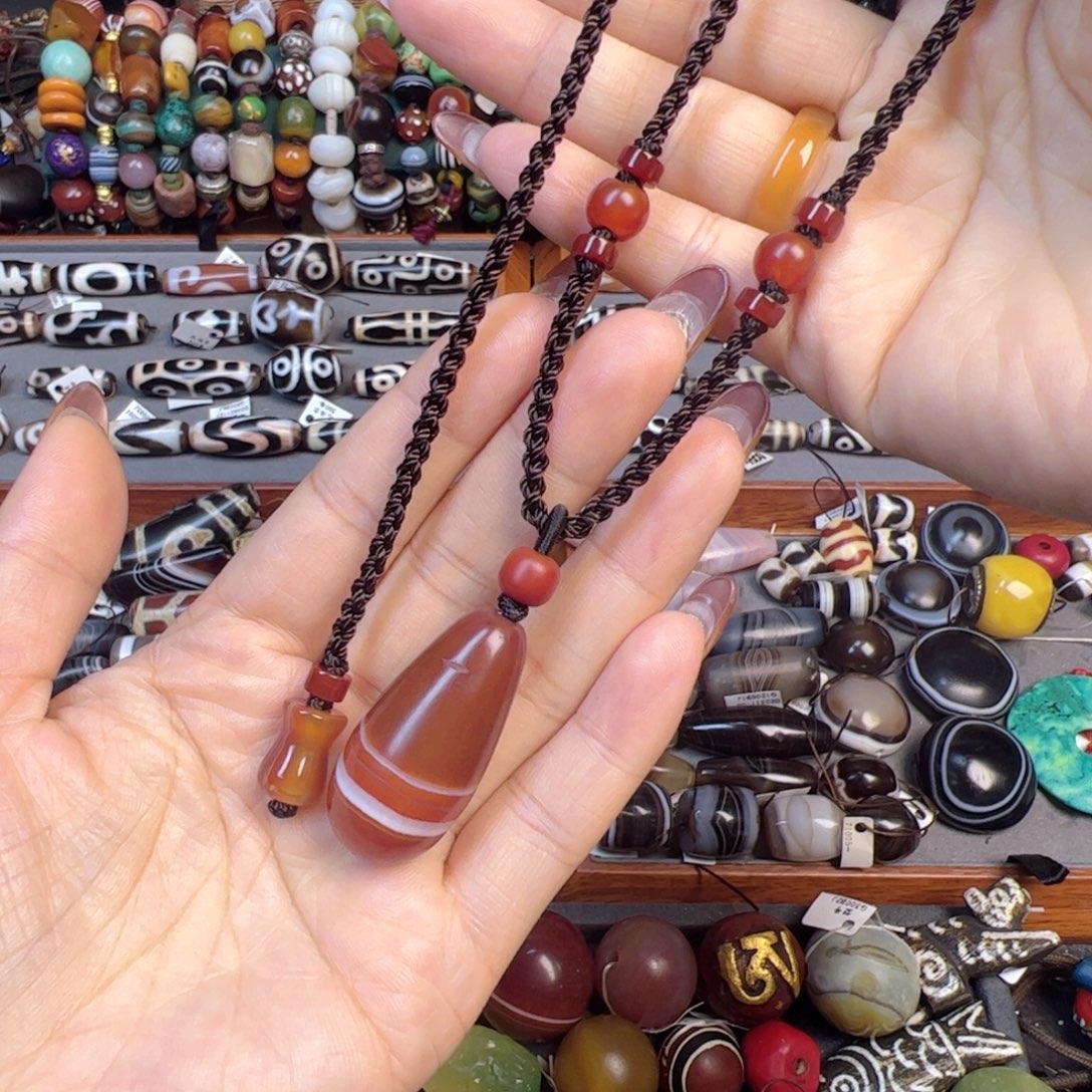 玛瑙/玉髓未镶嵌颈饰福利多多