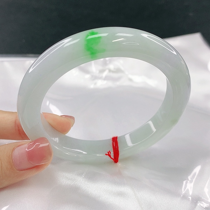 翡翠未镶嵌手镯圈56，28026