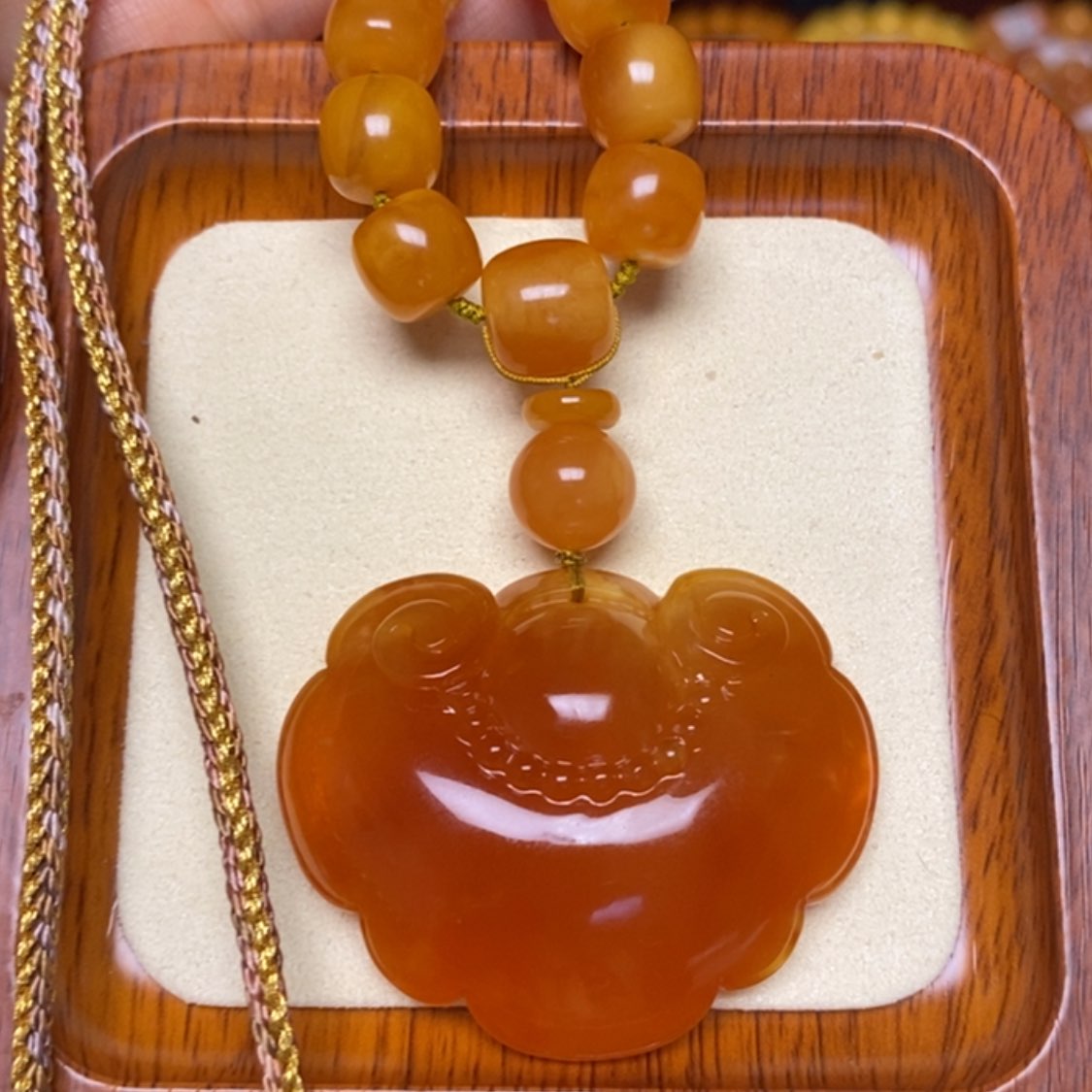 【闪购商品】蜜蜡颈饰未镶嵌项链
