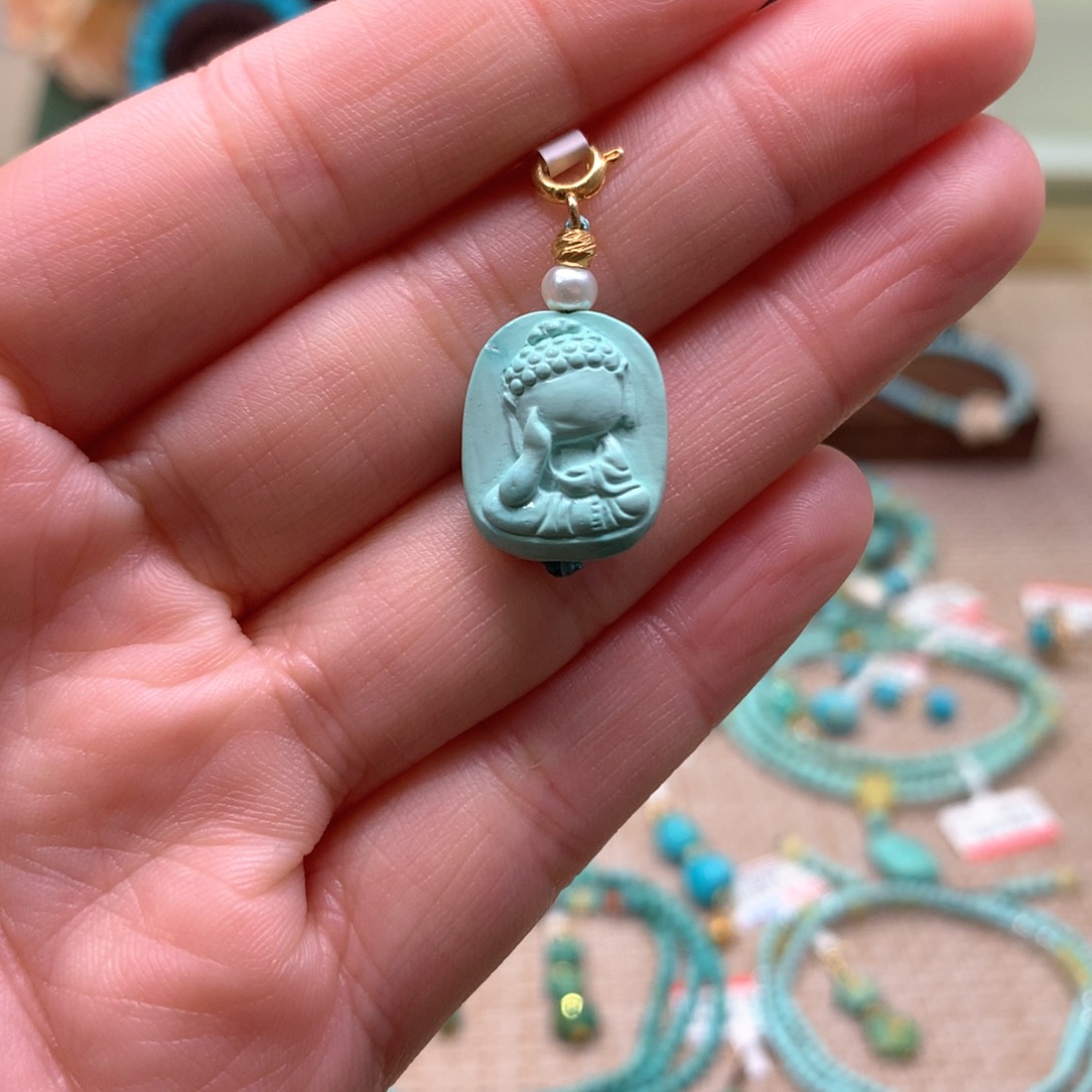 绿松石未镶嵌配饰