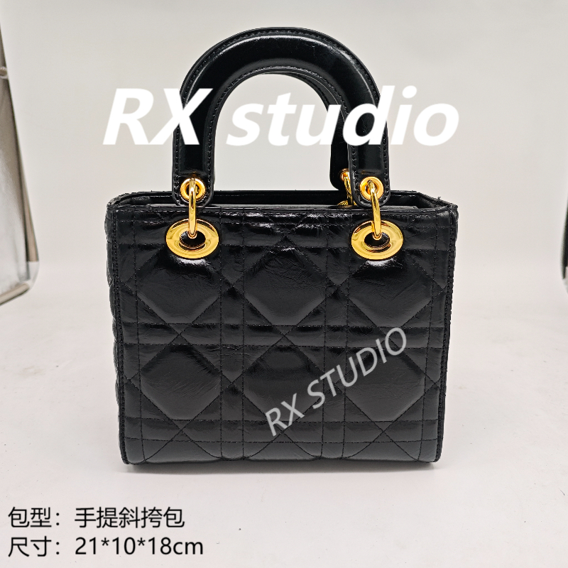 【瑞熙甄选】SKL-9398-黑色 轻奢小众时尚女士包