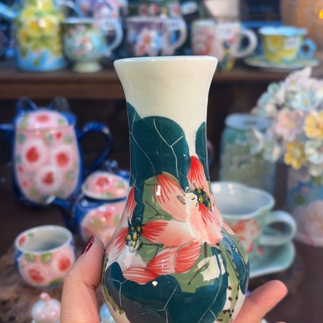 景德镇手绘高温釉下彩陶瓷茶具