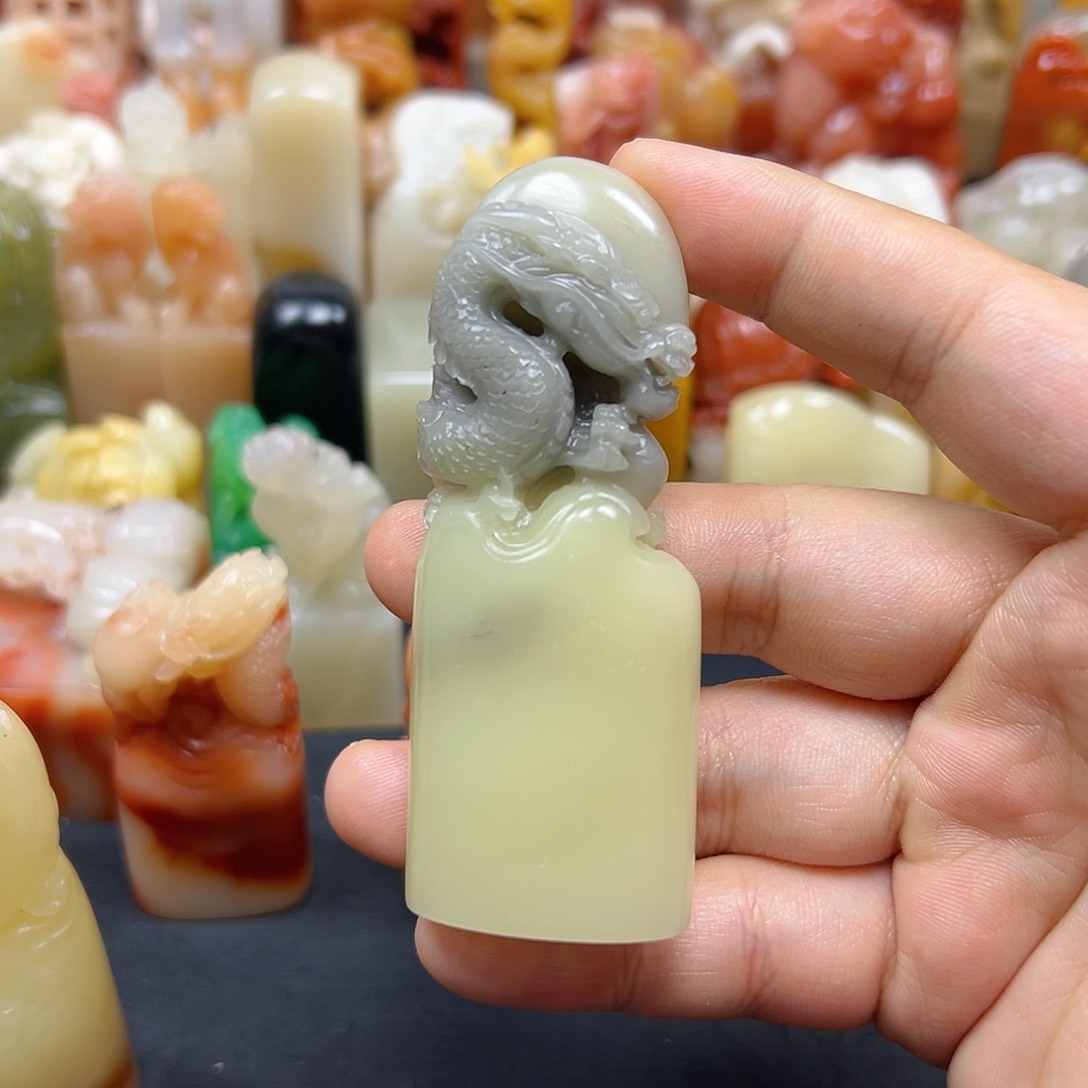 寿山石G****.印章雕刻工艺