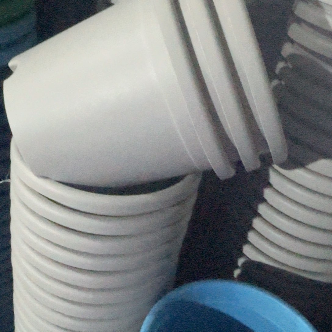 树脂四季盆3#无拖灰白微瑕10