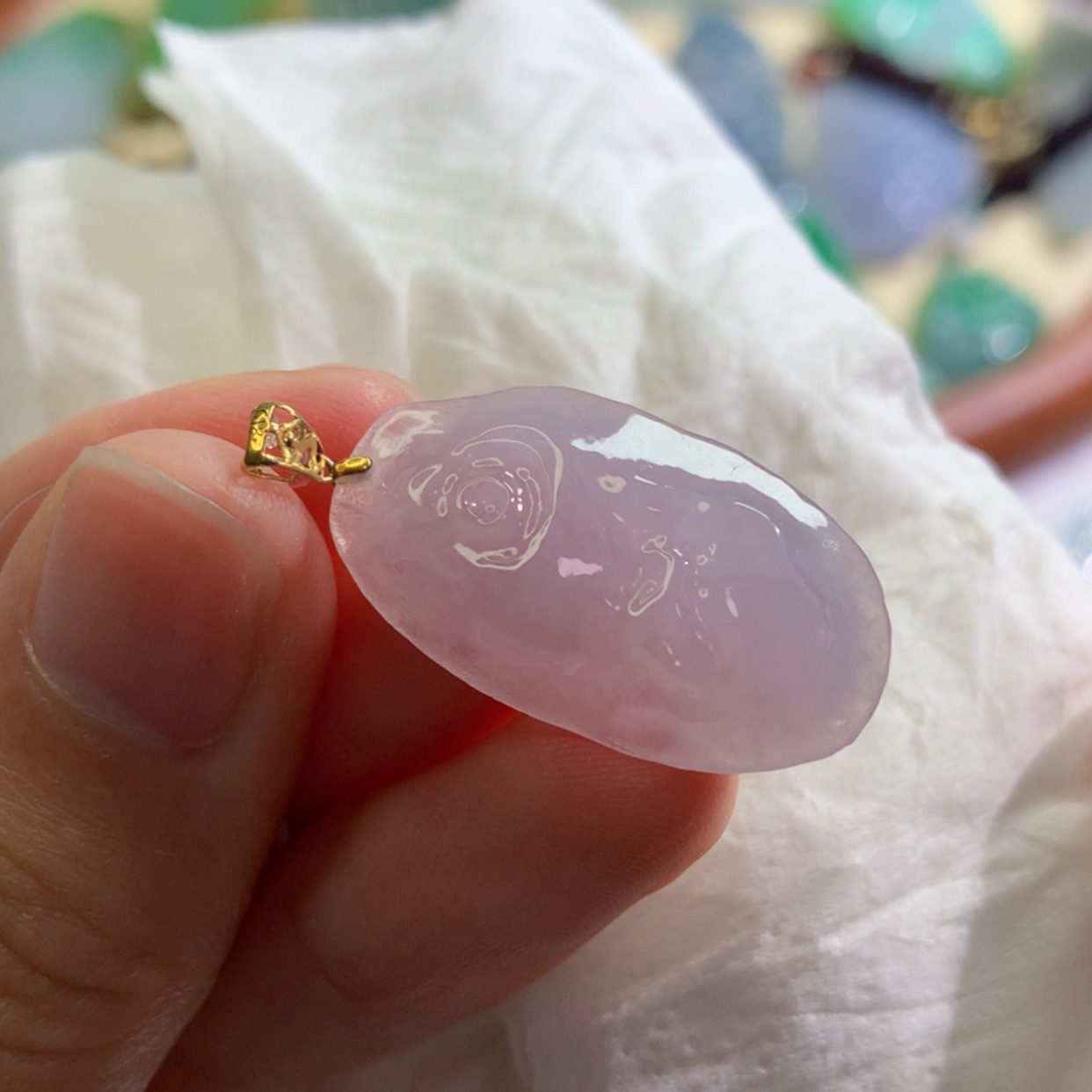 【闪购商品】翡翠吊坠(不含链)未镶嵌 1563