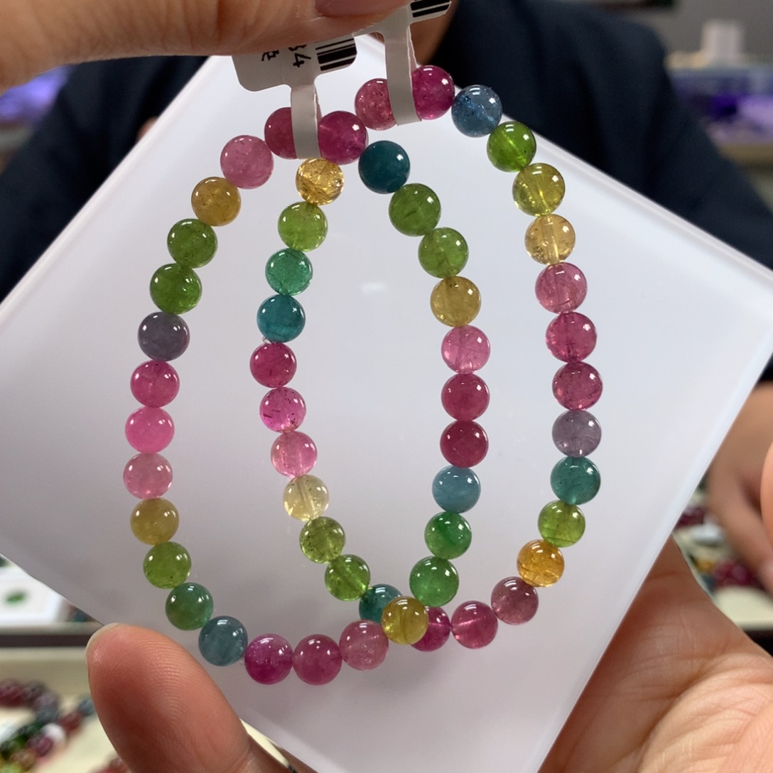 手链未镶嵌碧玺多样性发其一条6.3左右