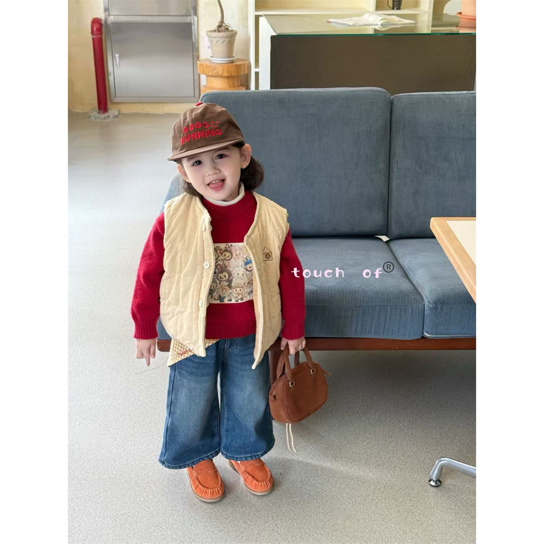 TF·25冬~净色加绒牛仔裤539069(童装汉服）