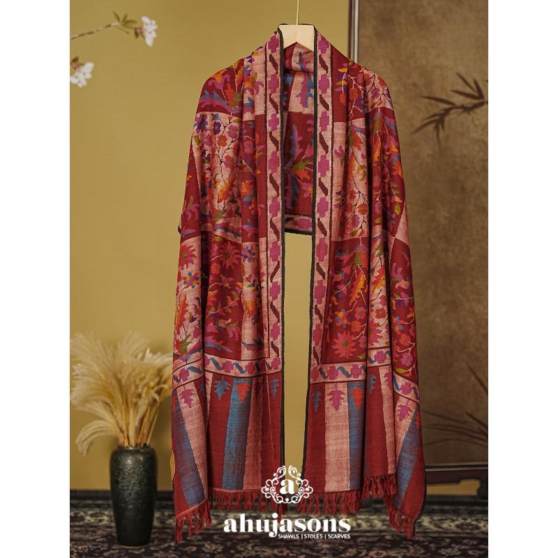 克什米尔pashmina披肩围巾卡尼 70*200  60095-21