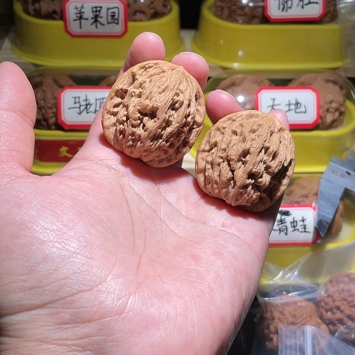 文玩核桃把件麦虎3.9