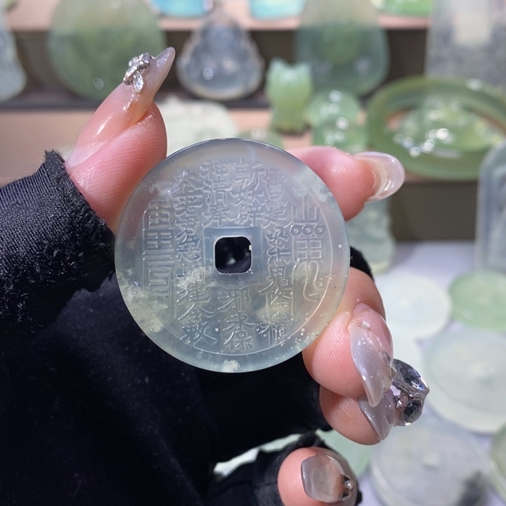 岫玉吊坠未镶嵌吊坠