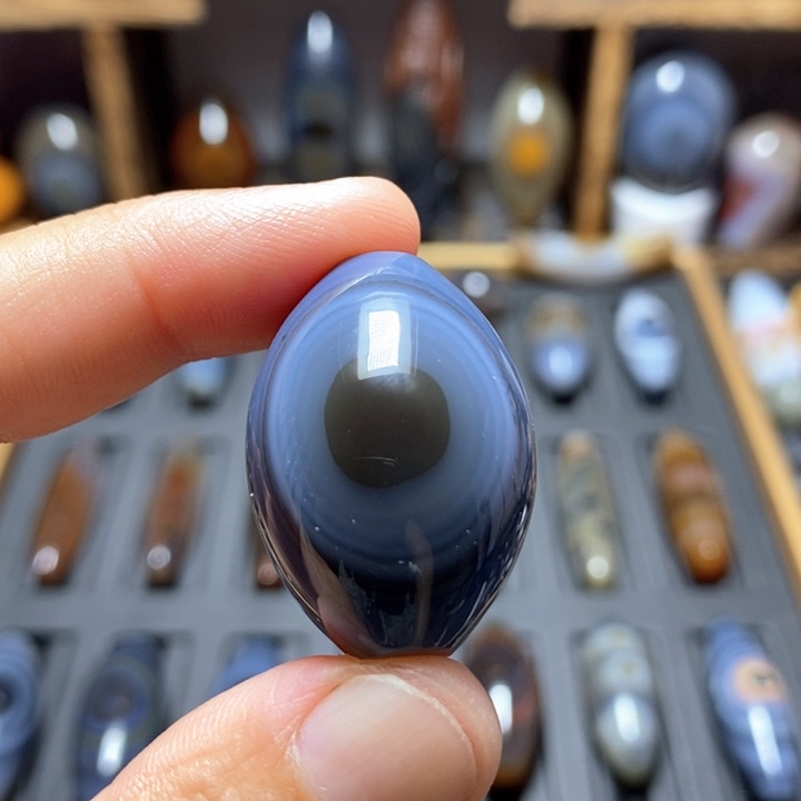 未镶嵌玛瑙/玉髓珠宝半成品