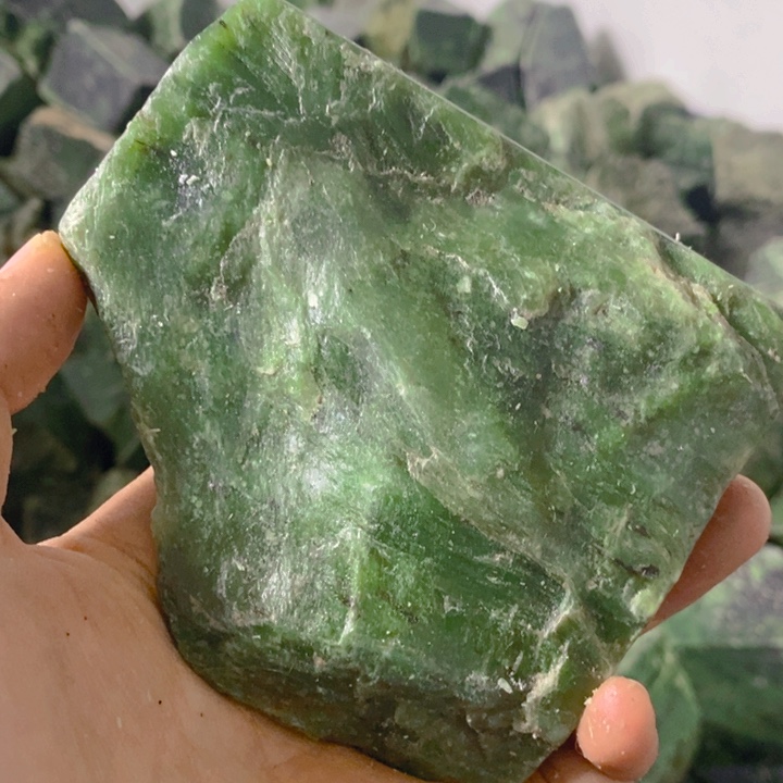 烟***火和田玉未镶嵌珠宝半成品