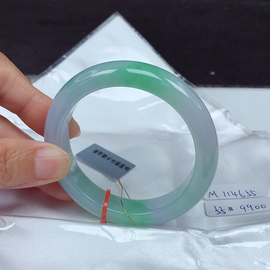 未镶嵌手镯翡翠55圈4655