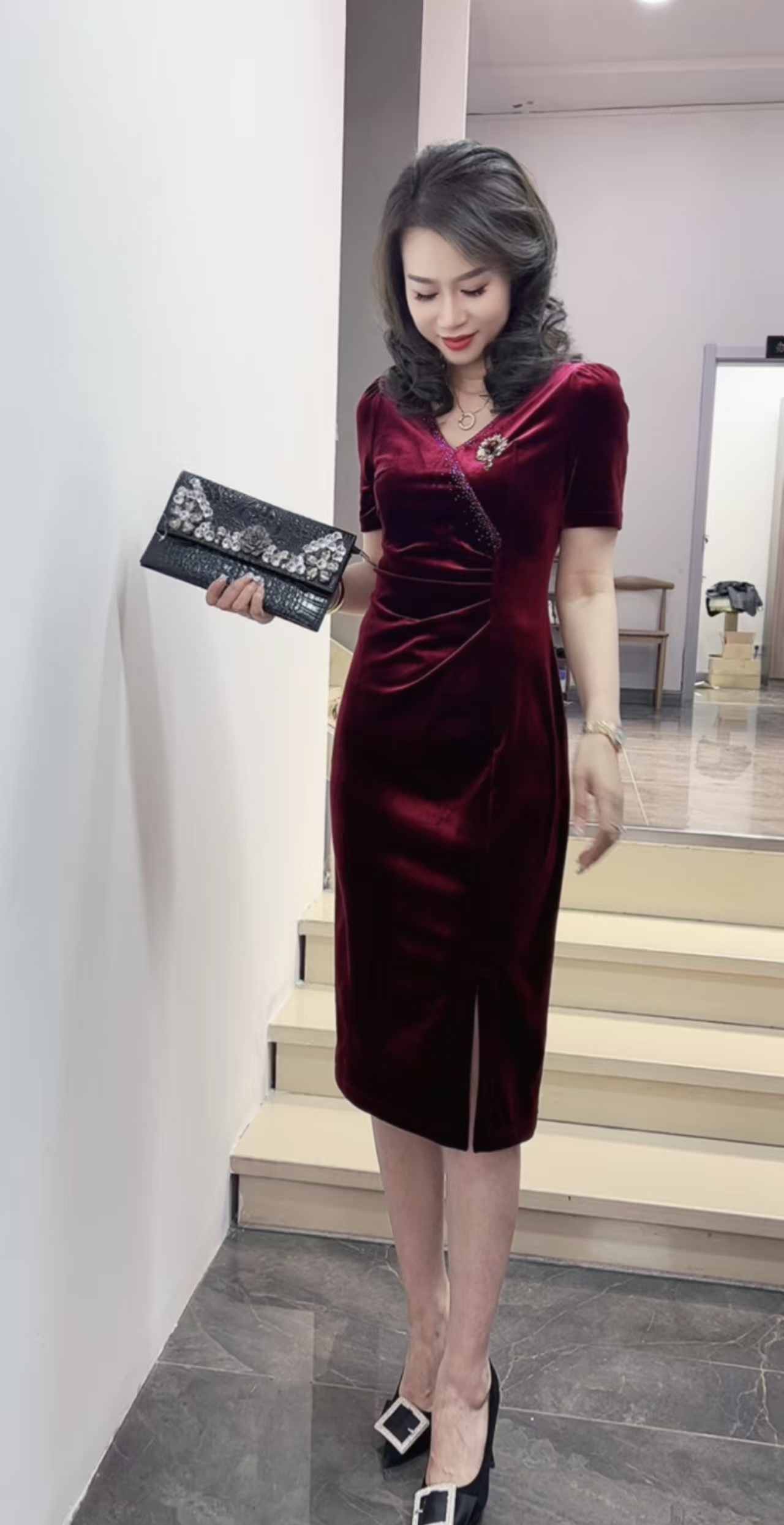 晗姐服饰 经典百搭 连衣裙 8866-2