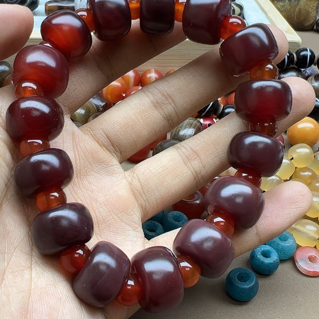 玛瑙/玉髓合金珠宝半成品