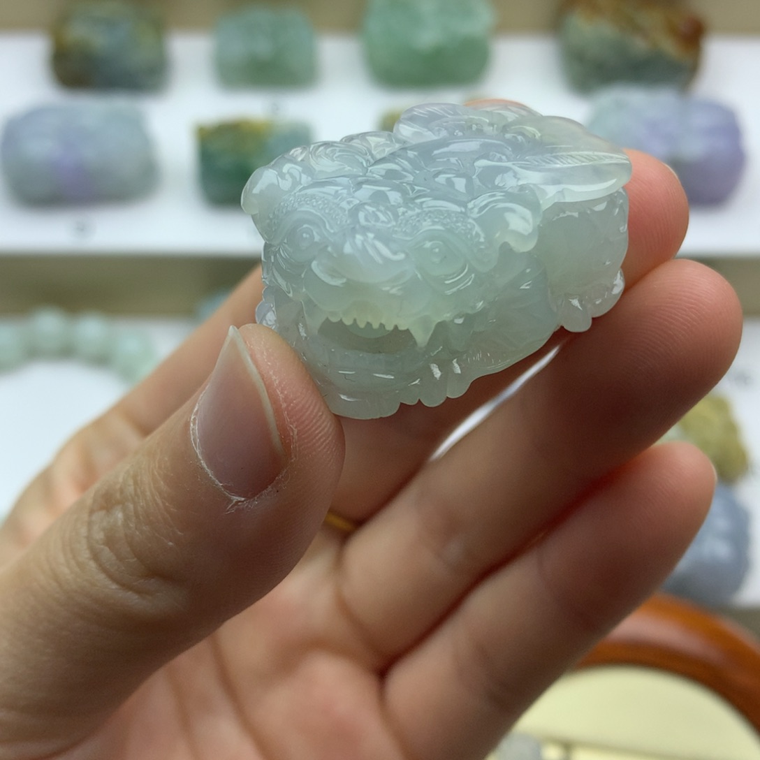 翡翠吊坠(不含链)未镶嵌天然缅甸翡翠A货貔貅
