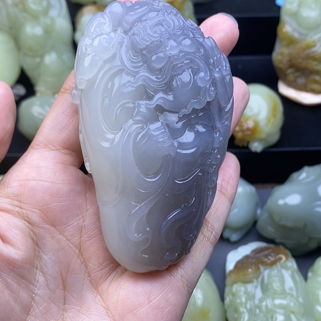 未镶嵌和田玉把件灵****.