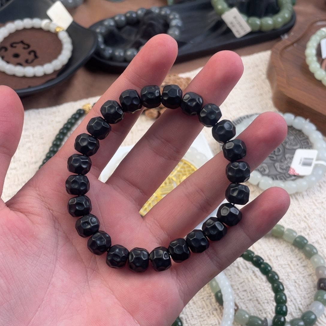 未镶嵌手串和田玉麦**了