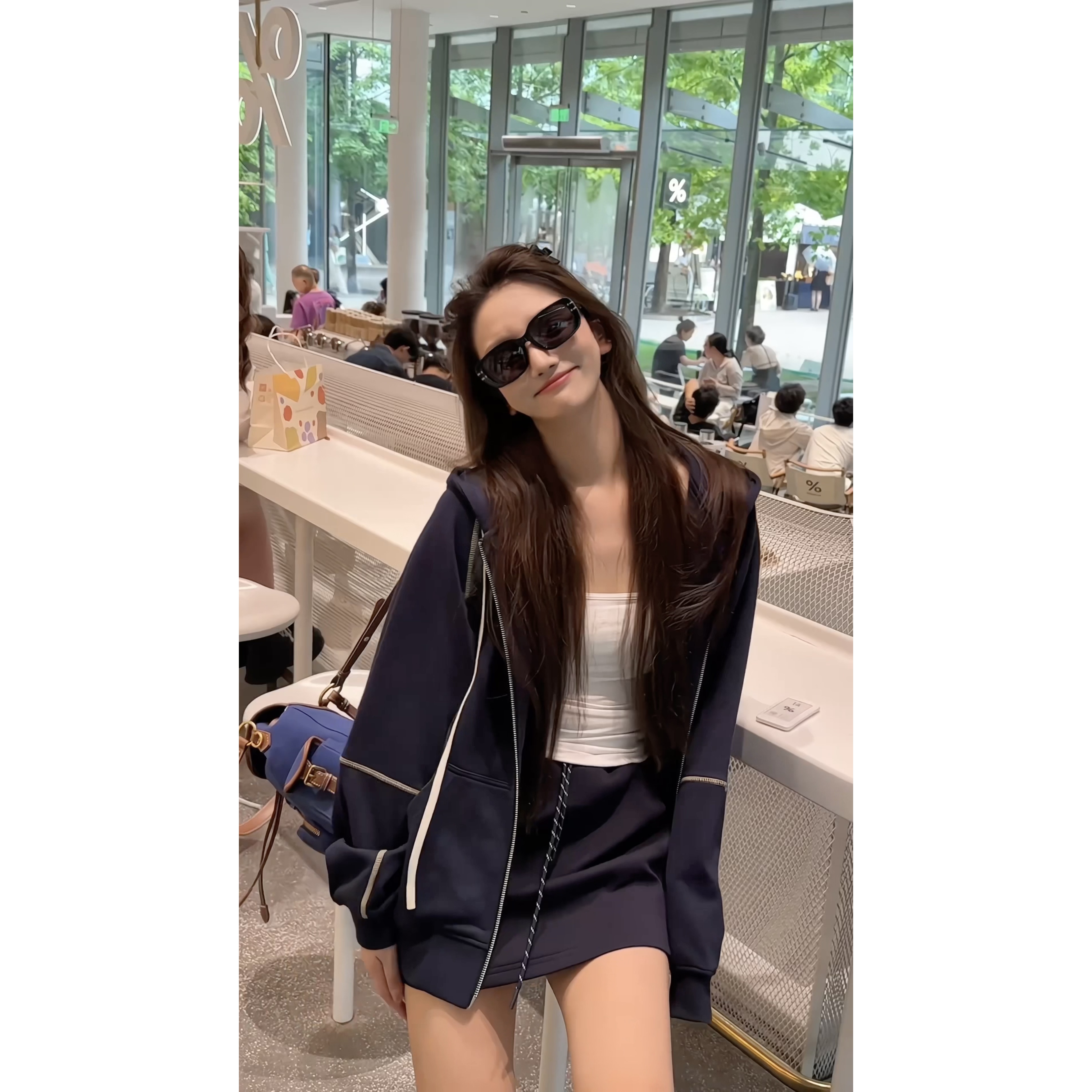 【罗马画报】休闲宽松型防风长袖女常规款短外套