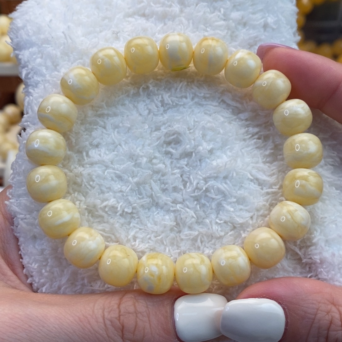 【闪购商品】未镶嵌蜜蜡裸石手链