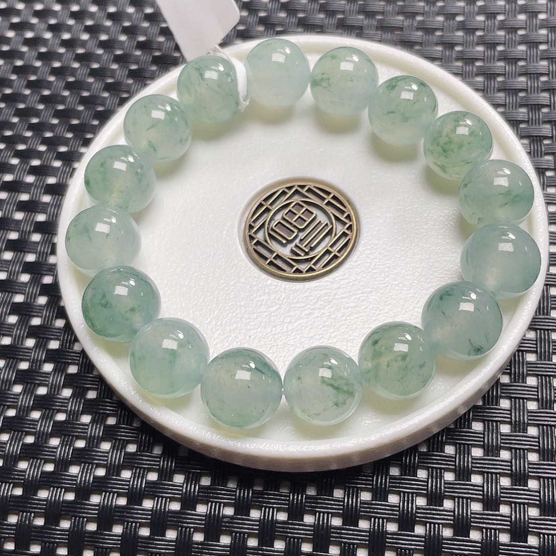 翡翠手链未镶嵌卡12