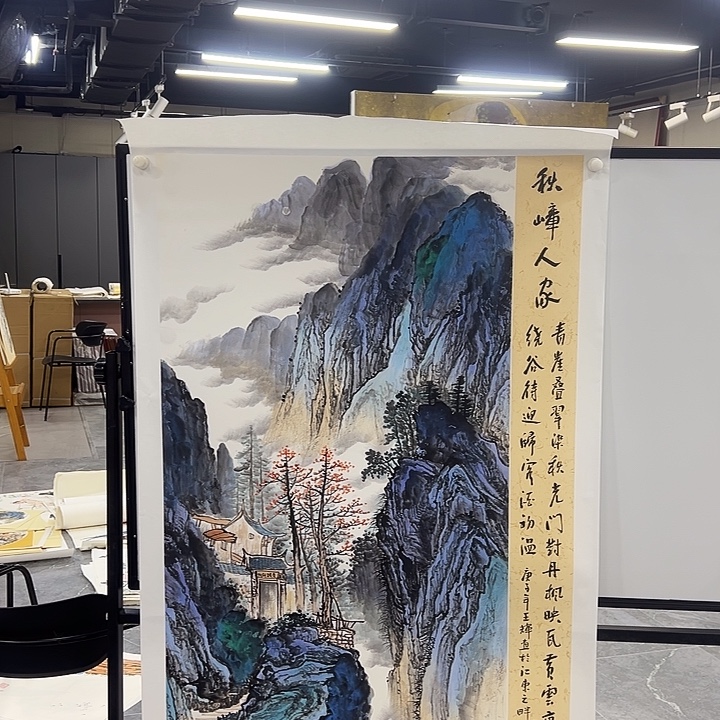 国画山水画作品欣赏作品