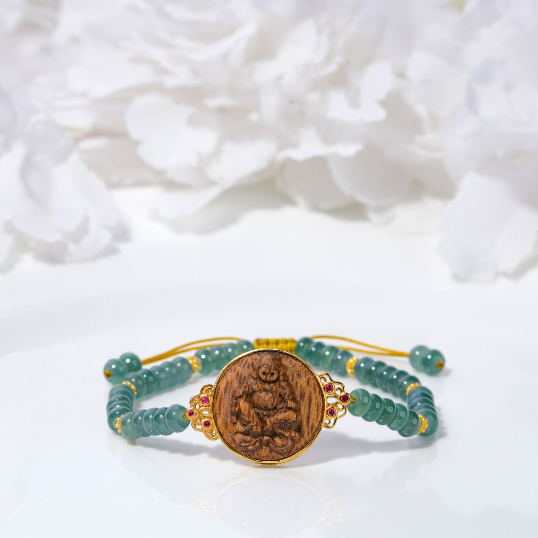 沉香【天问】20MM沉香蓝水 编绳手串CX23SL10003J