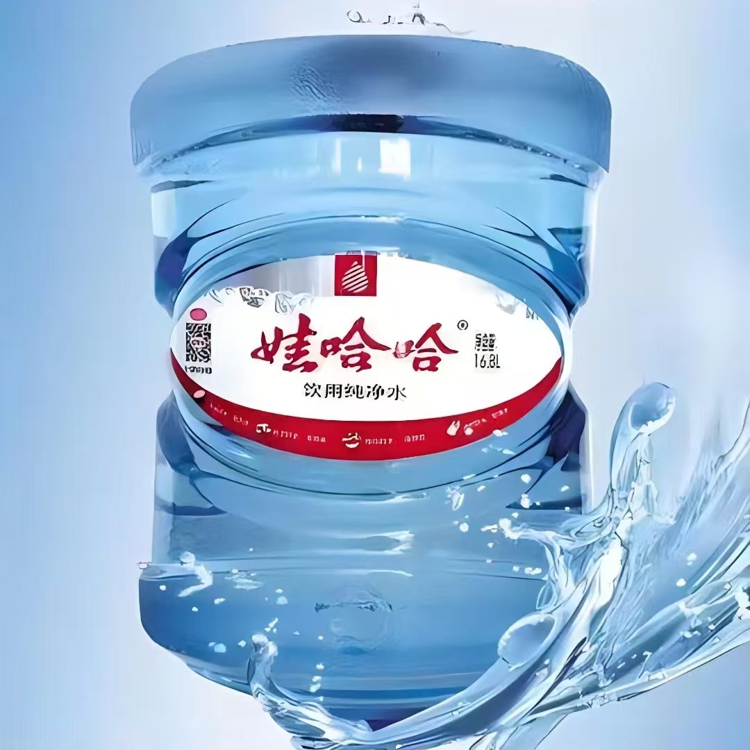 哇哈哈纯净水桶装水16.9L（线下支付桶押金）