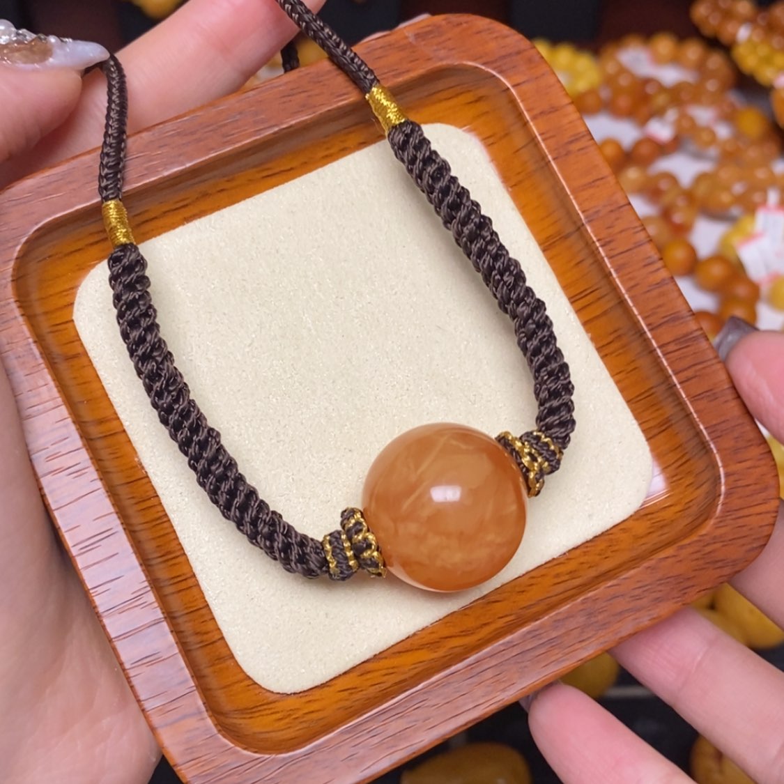 【闪购商品】蜜蜡颈饰未镶嵌项链