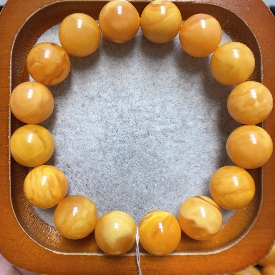 蜜蜡手串未镶嵌蜜蜡手串
