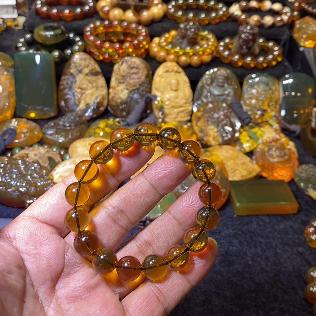 琥珀裸石未镶嵌缅甸琥珀