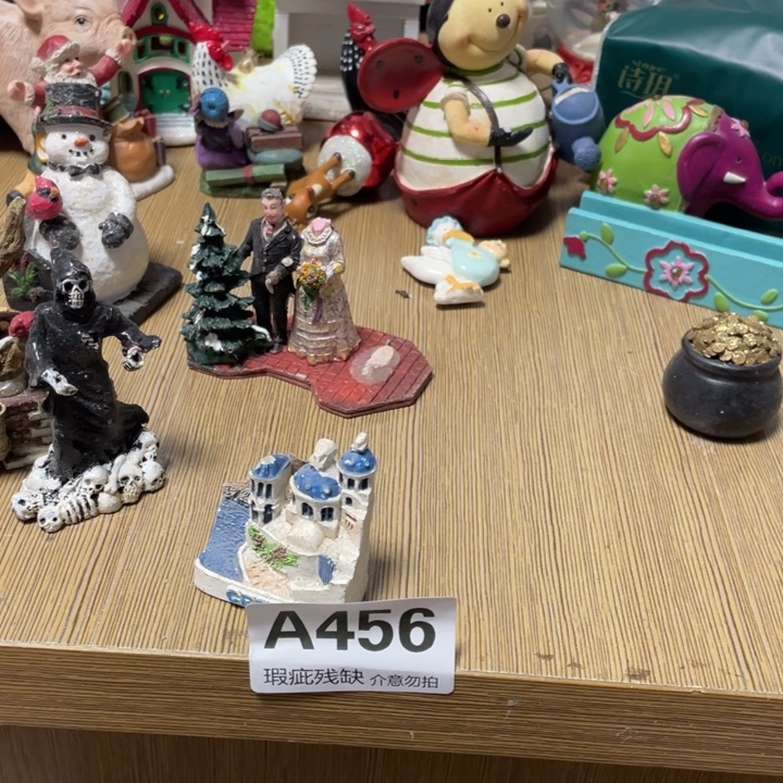 寒***冰摆件孤品老货微瑕疵