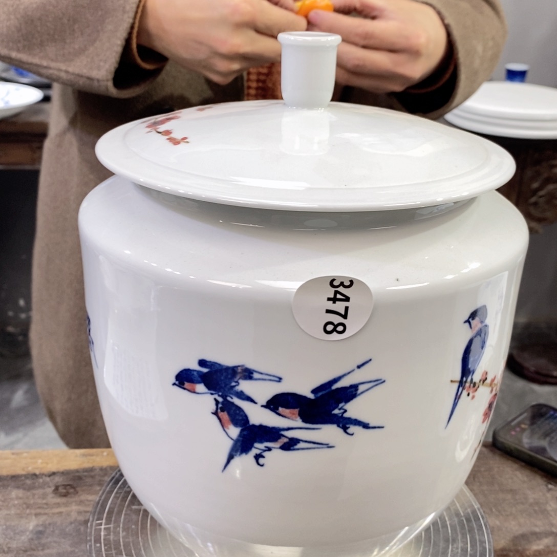 摆件吴义松陶瓷直播间3478