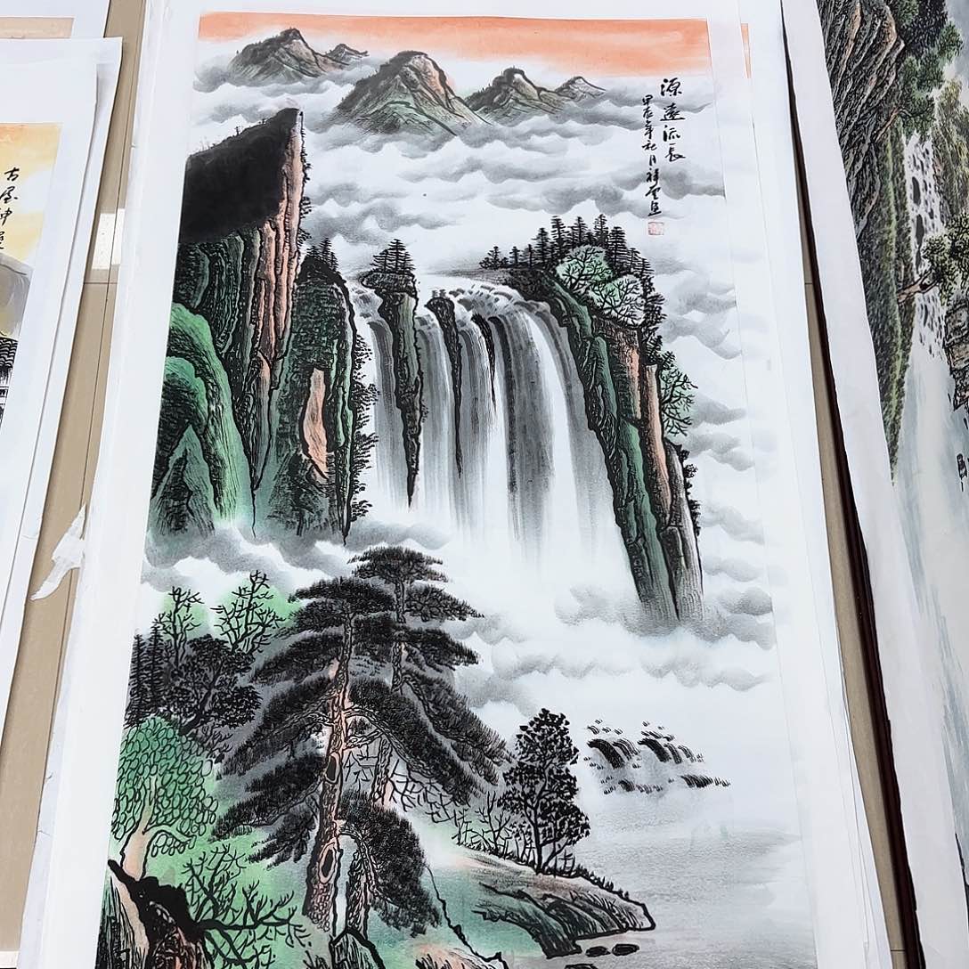 国画国画作品展，国画^_^