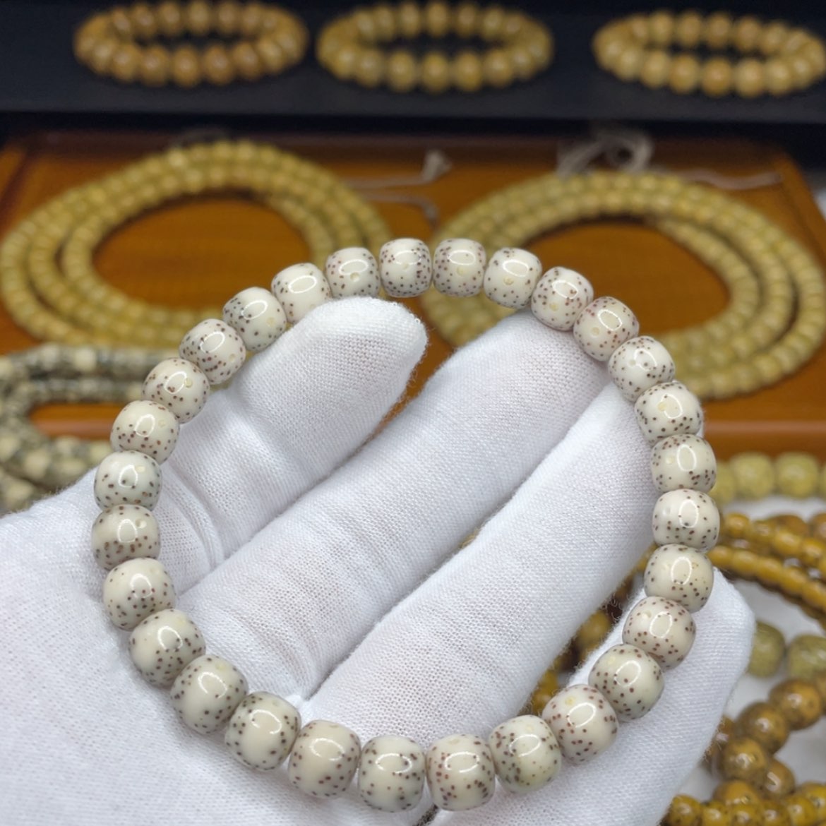 【闪购商品】星月菩提吊坠银标款8/7瓷白冰糖月朗星稀