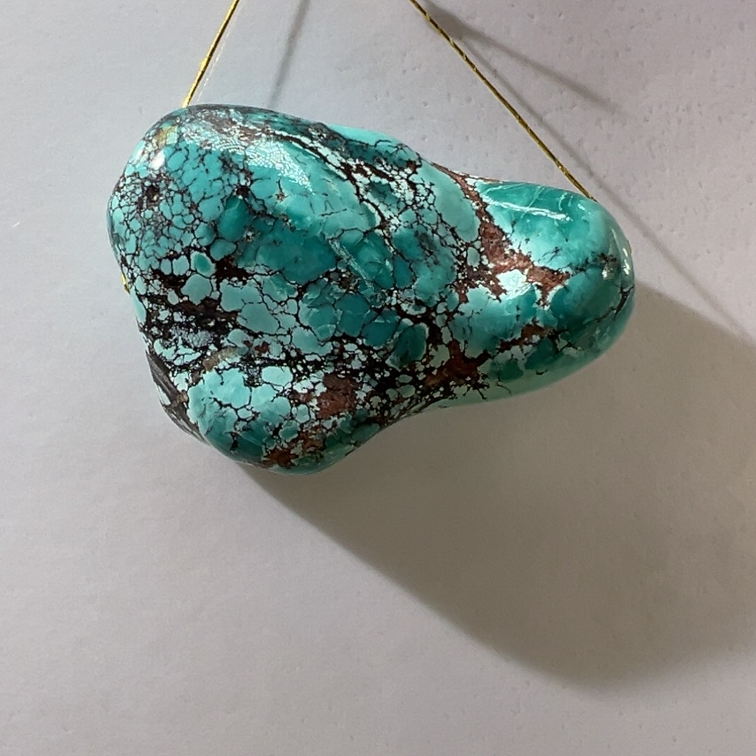 绿松石未镶嵌挂件