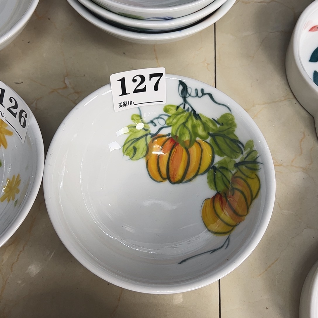 瓷片景德镇陶瓷手工手绘制作